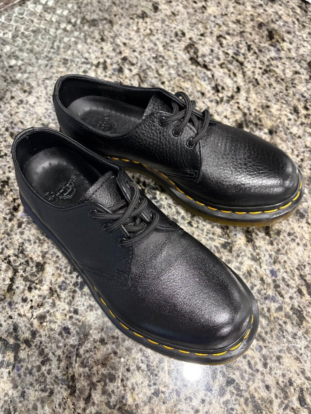 DR. MARTENS 1461 black leather W sz 5